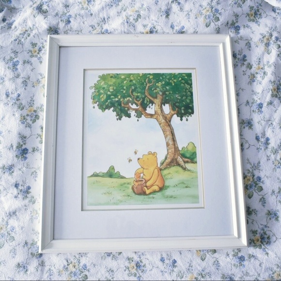 Vintage Pooh framed print - Picture 2 of 7
